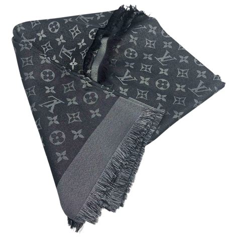 louis vuitton mens scarf replica|louis vuitton scarf men's grey.